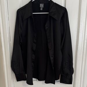 Worthington Charcoal Button-Up Shirt